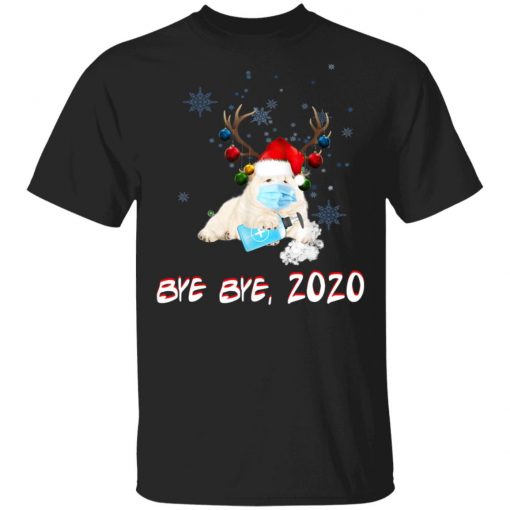 Chow Chow Dog Bye Bye 2020 Christmas New Year T-Shirt, Long Sleeve