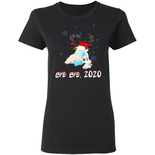 Chow Chow Dog Bye Bye 2020 Christmas New Year T-Shirt, Long Sleeve