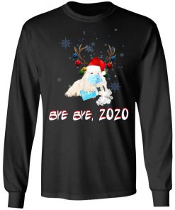 Chow Chow Dog Bye Bye 2020 Christmas New Year T-Shirt, Long Sleeve