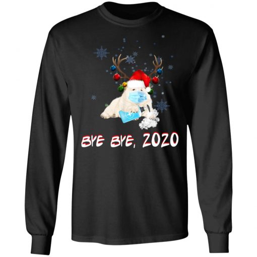 Chow Chow Dog Bye Bye 2020 Christmas New Year T-Shirt, Long Sleeve