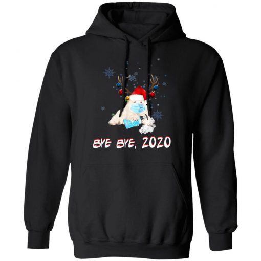 Chow Chow Dog Bye Bye 2020 Christmas New Year T-Shirt, Long Sleeve