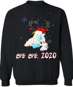 Chow Chow Dog Bye Bye 2020 Christmas New Year T-Shirt, Long Sleeve