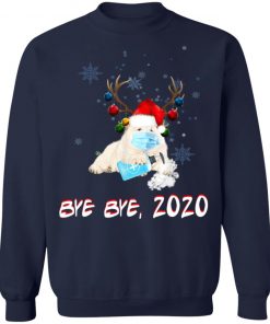 Chow Chow Dog Bye Bye 2020 Christmas New Year T-Shirt, Long Sleeve