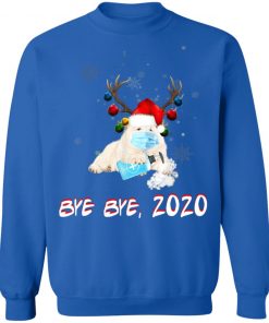 Chow Chow Dog Bye Bye 2020 Christmas New Year T-Shirt, Long Sleeve