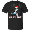 Bicolor-Tuxedo Cat Bye Bye 2020 Christmas New Year T-Shirt, Long SLeeve