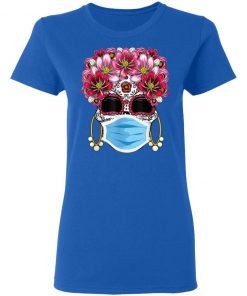 Dia De Los Muertos 2020 Face Mask Day Of The Dead Skull T-Shirt