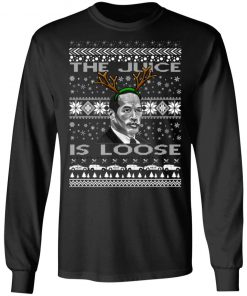 The Juice Is Loose OJ Parody Ugly Christmas Sweater