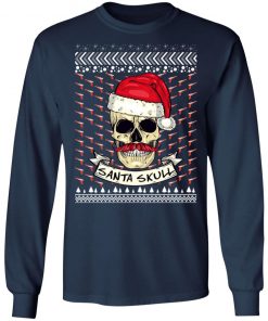 Santa Skull Ugly Christmas Sweater