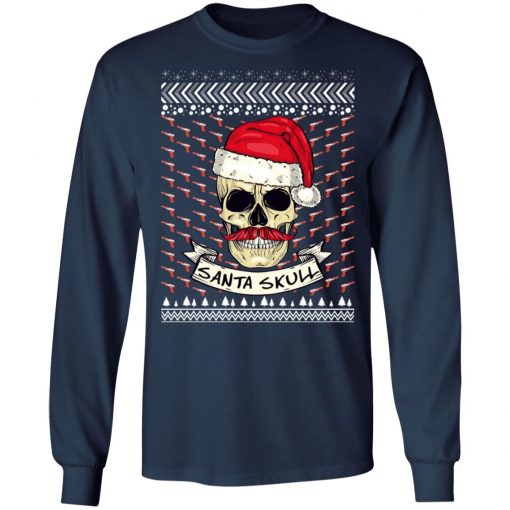 Santa Skull Ugly Christmas Sweater