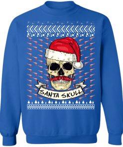 Santa Skull Ugly Christmas Sweater