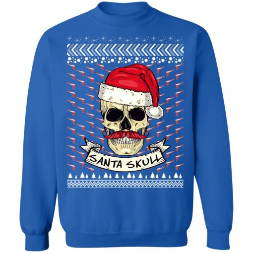 Santa Skull Ugly Christmas Sweater