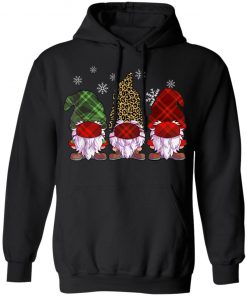 Quarantine Christmas Gnomes Wearing Mask Buffalo Plaid Shirt, Long Sleeve