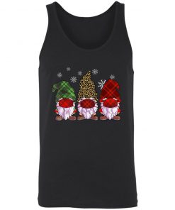 Quarantine Christmas Gnomes Wearing Mask Buffalo Plaid Shirt, Long Sleeve