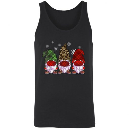 Quarantine Christmas Gnomes Wearing Mask Buffalo Plaid Shirt, Long Sleeve