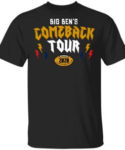 Pittsburgh Steelers Big Ben’s Comeback Tour 2020 shirt