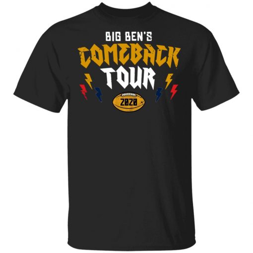 Pittsburgh Steelers Big Ben’s Comeback Tour 2020 shirt