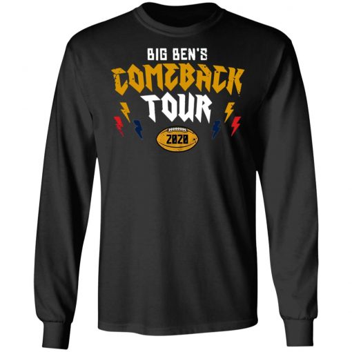 Pittsburgh Steelers Big Ben’s Comeback Tour 2020 shirt