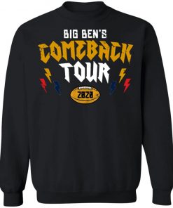 Pittsburgh Steelers Big Ben’s Comeback Tour 2020 shirt