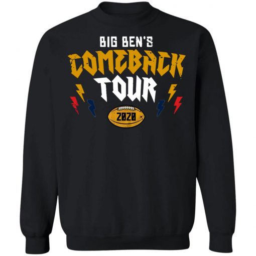 Pittsburgh Steelers Big Ben’s Comeback Tour 2020 shirt