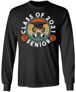 Class of 2021 Vintage Mask Quarantined Toilet Paper Senior Shirt, Long Sleeve