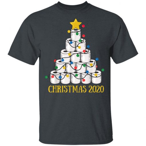 Christmas Tree Toilet Paper Merry Quarantine Shirt, Long Sleeve