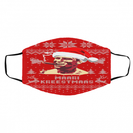 Arnold Schwarzenegger Merry Ugly Christmas red Face Mask