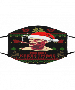 Arnold Schwarzenegger Merry Ugly Christmas black Face Mask