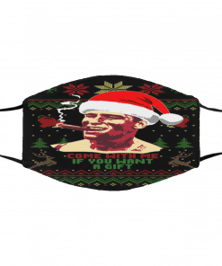 Arnold Come With Me If You Want A gift Ugly Christmas Face Mask