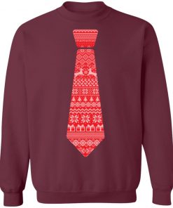 Ugly Christmas Sweater Tie Sweatshirt