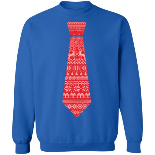 Ugly Christmas Sweater Tie Sweatshirt