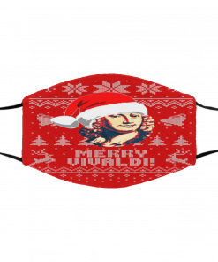 Antonio Vivaldi Merry Vivaldi Ugly Christmas Face Mask