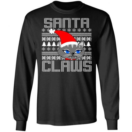 Santa Claws Cat Ugly Christmas Sweater