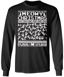 Meowy Christmas Cat Ugly Christmas Sweater