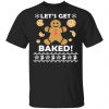 Let's Get Baked Gingerbread Cookie Ugly Christmas Sweater
