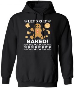 Let's Get Baked Gingerbread Cookie Ugly Christmas Sweater