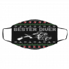 Bester Diver Diving Ugly Christmas face mask