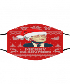 Bernie Sanders Merry Bernmas Ugly Christmas face mask