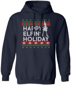 Happy Elfin' Holiday Ugly Christmas Sweater