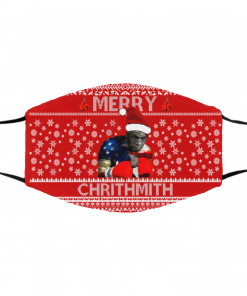 Mike Tyson Merry Chrithmith Ugly Christmas Face Mask