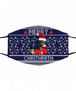 Mike Tyson Merry Chrithmith Ugly Christmas Face Mask