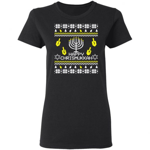 Happy Chrismukkah Hanukkah Ugly Christmas Sweater