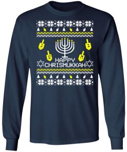 Happy Chrismukkah Hanukkah Ugly Christmas Sweater