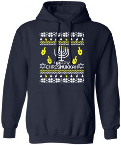 Happy Chrismukkah Hanukkah Ugly Christmas Sweater