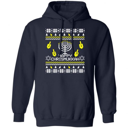 Happy Chrismukkah Hanukkah Ugly Christmas Sweater