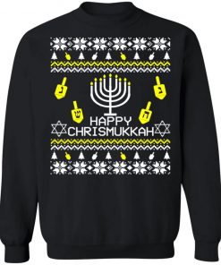 Happy Chrismukkah Hanukkah Ugly Christmas Sweater