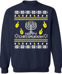 Happy Chrismukkah Hanukkah Ugly Christmas Sweater