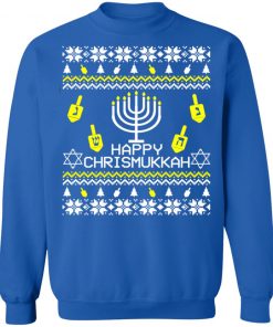 Happy Chrismukkah Hanukkah Ugly Christmas Sweater