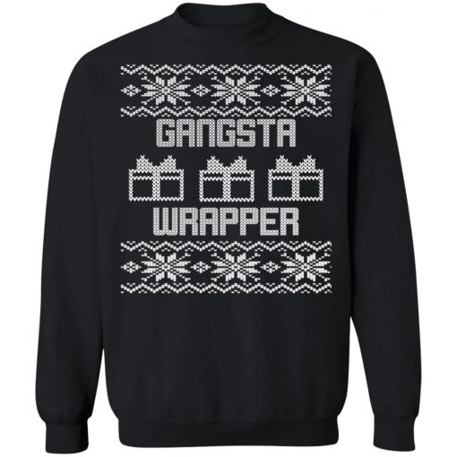 Gangster Wrapper Ugly Christmas Sweater