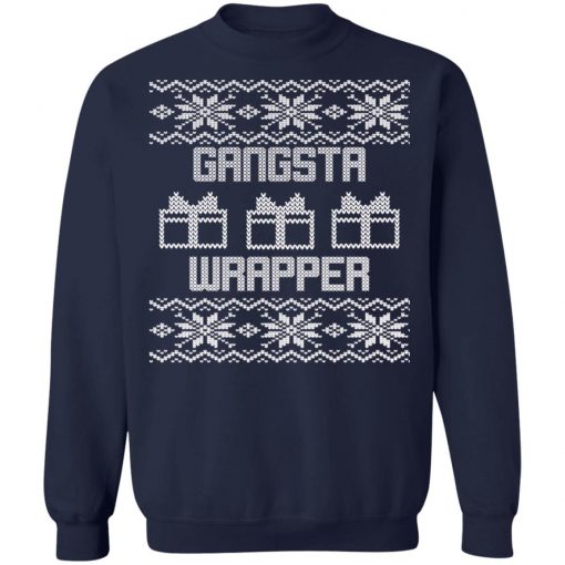 Gangster Wrapper Ugly Christmas Sweater