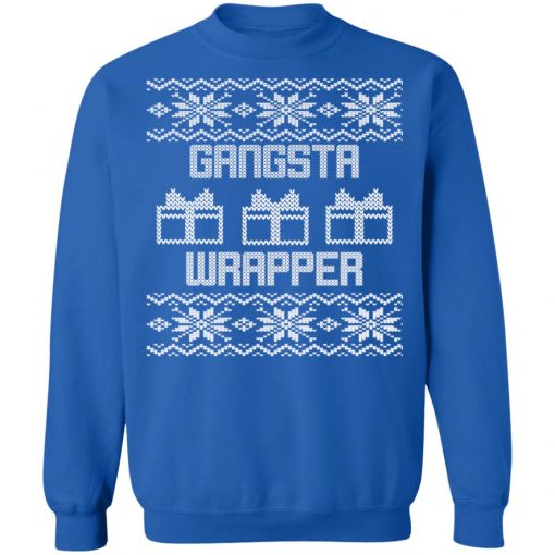 Gangster Wrapper Ugly Christmas Sweater